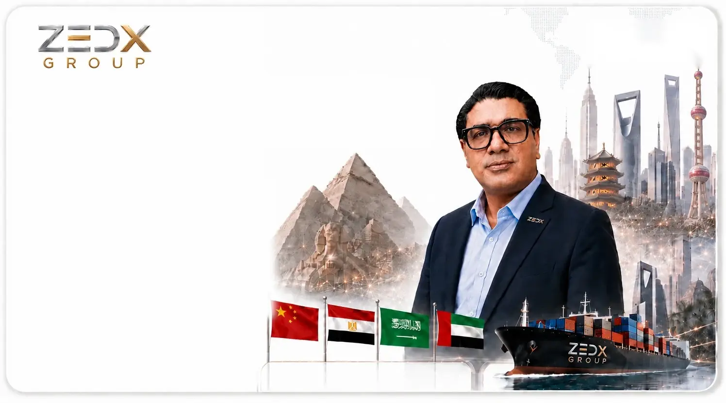 ZEDX Founder and Group CEO Message page