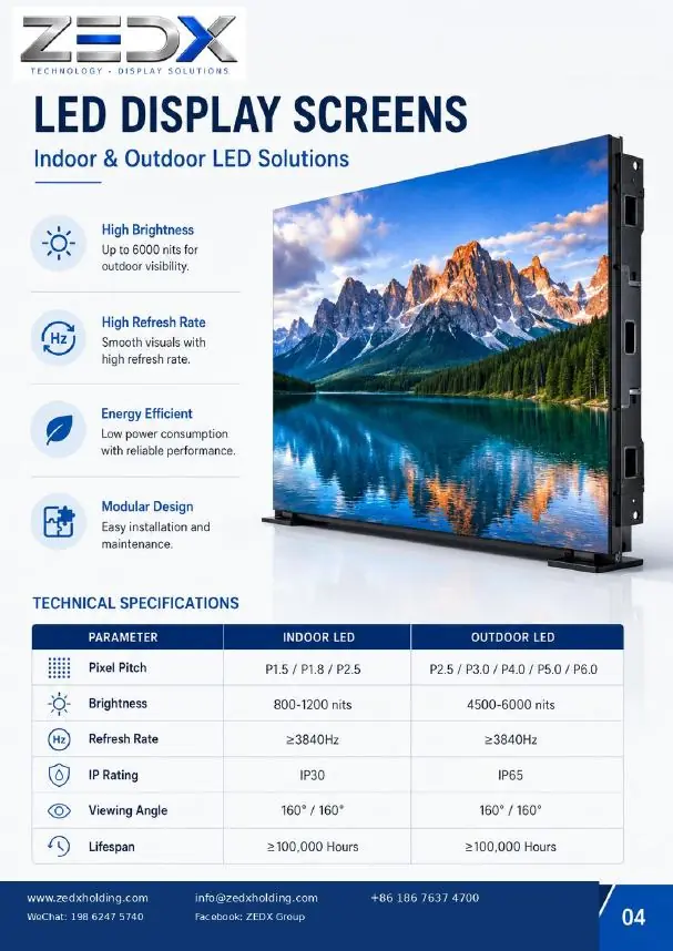 LED display screens