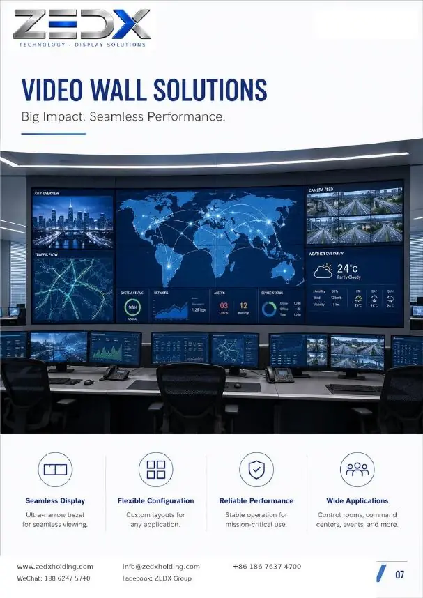 Video wall solutions