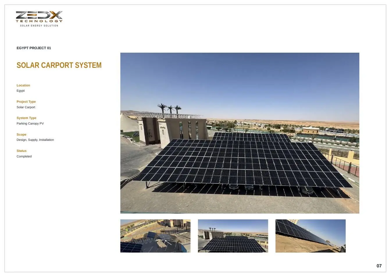 Solar projects