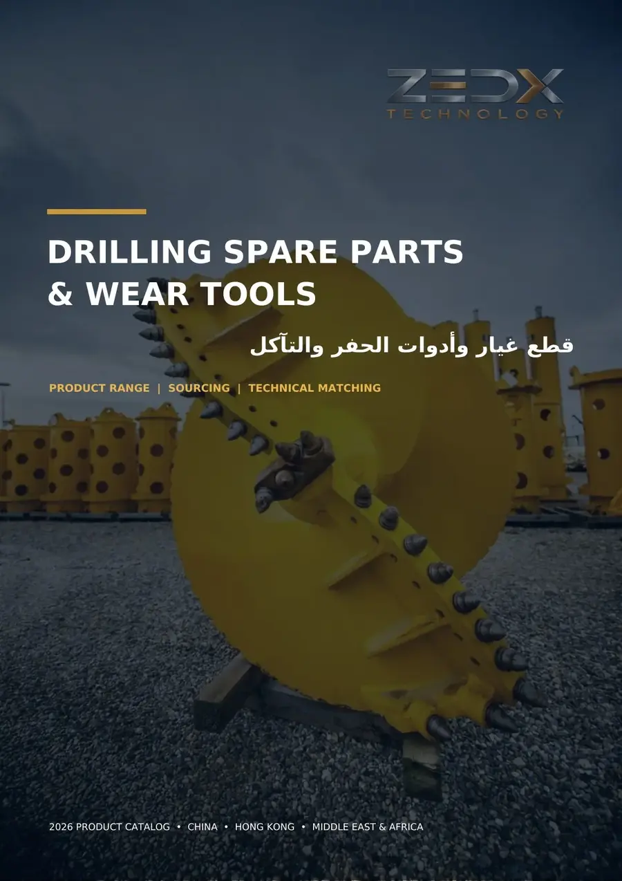 Drilling spare parts catalog page 1