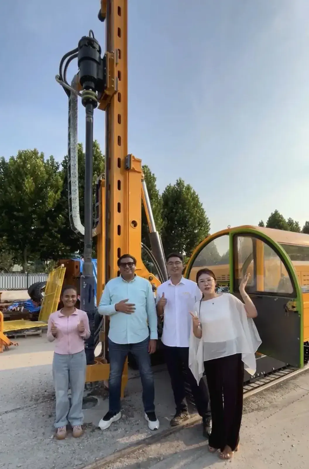 Drilling equipment factory visit