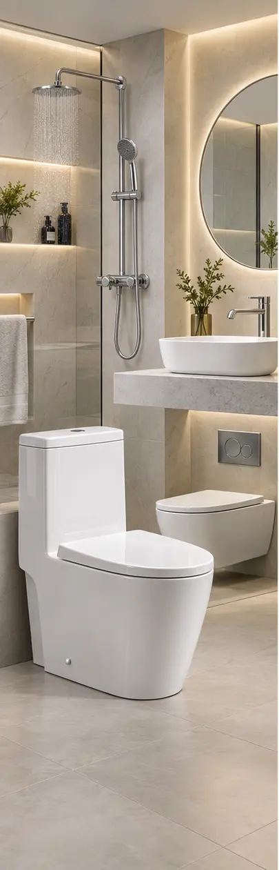 Sanitary ware and bathroom fixtures